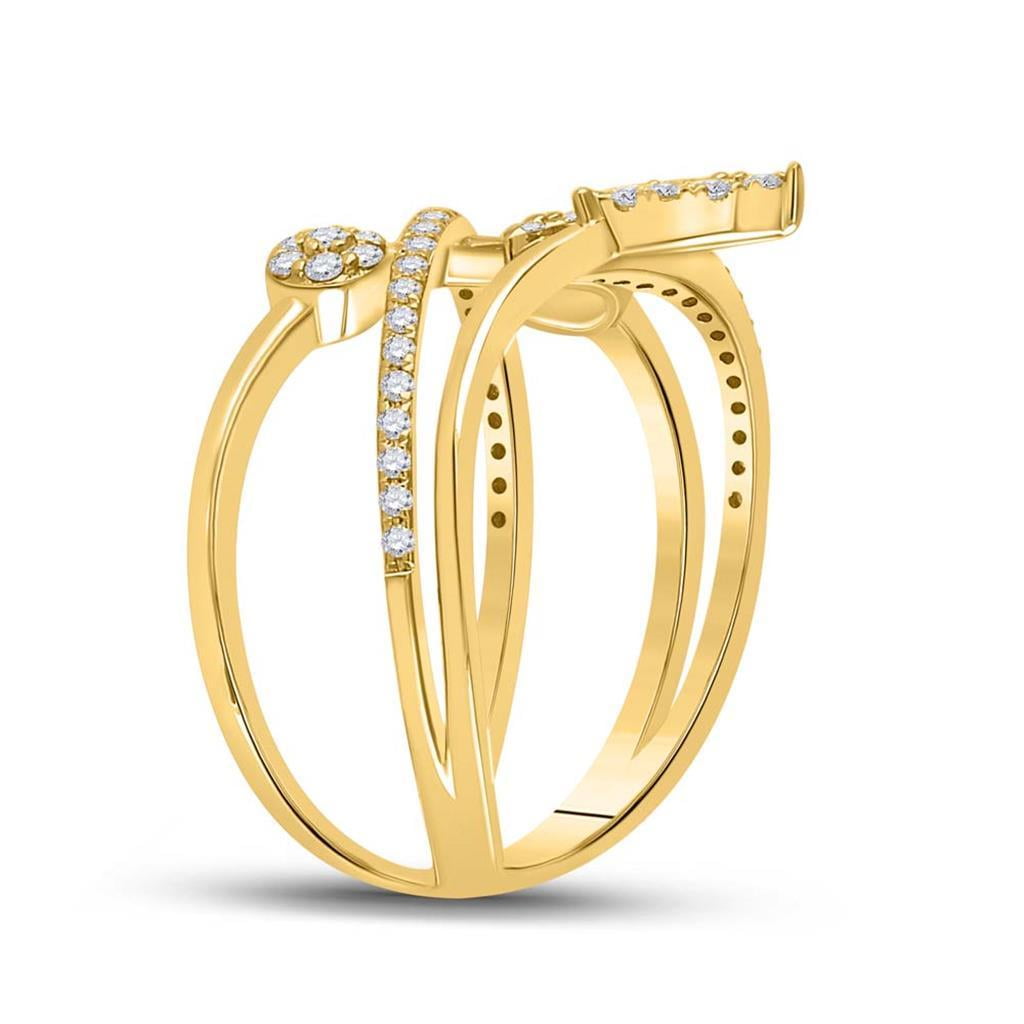 14k Yellow Gold Mens Solitaire Round Diamond Ring .50 Carats|Amazon.com